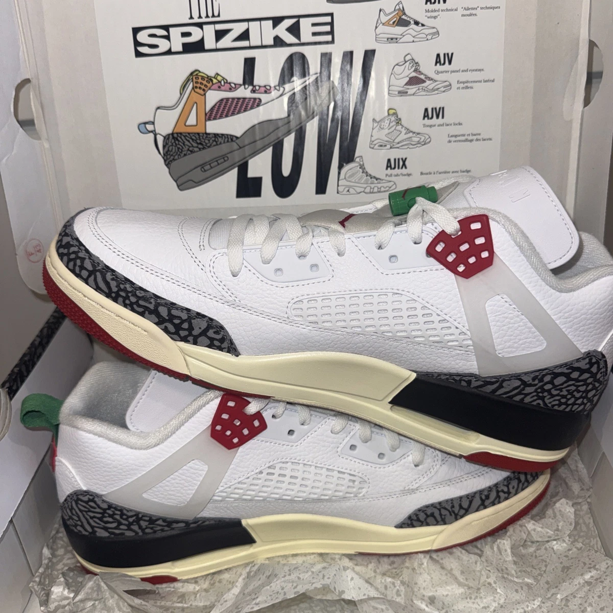 Brandneu Jordan Spizike Low SE Do The Right Thing Größe 13 OG All