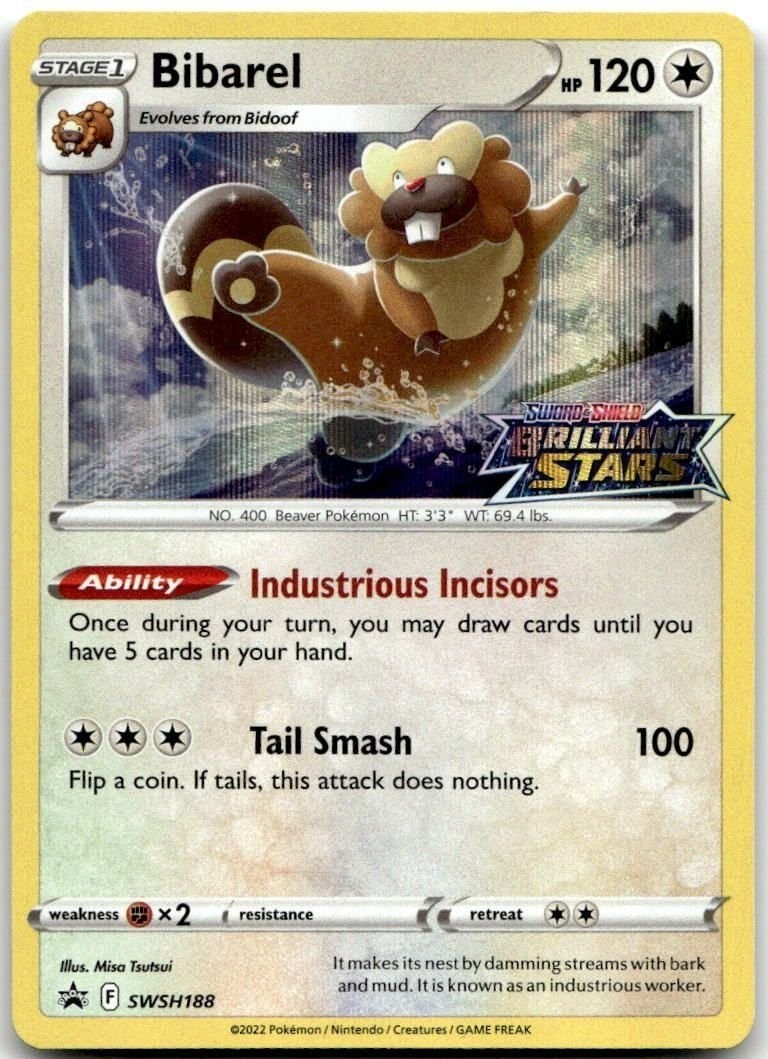 Bibarel - SWSH188 SWSH: Sword & Shield Promo Cards #SWSH188 Holo Pokemon TCG LP