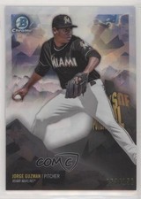 2018 Bowman Chrome Peaks of Potential Atomic Refractor 53/150 Jorge Guzman 0c2