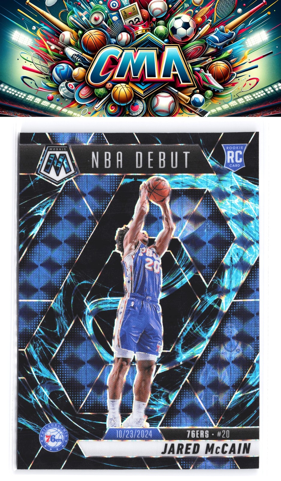 2024-25 Panini Mosaic #263 Jared McCain Genesis Mosaic