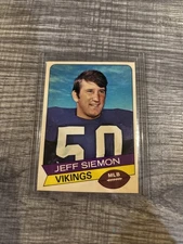 1977 Topps Holsum #19 Jeff Siemon Minnesota Vikings