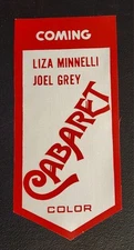 Cabaret 1972 Coming Attractions Usher Badge Liza Minnelli 