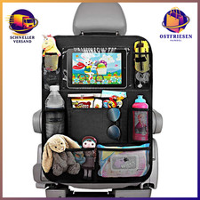 Autositz Organizer R�ckenlehnenschutz mit 9 Taschen und Tablethalter f�r Kinder