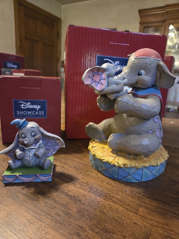 Jim Shore Disney Traditions Jumbo A Mother's Unconditonal Love And Baby Mine Lot