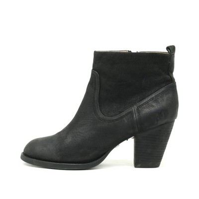 Buffalo London Damen Stiefeletten Leder Ankle Boots Vintage-Look Booties EU 39