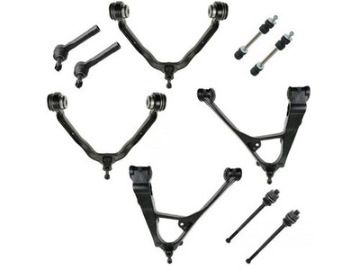 Control Arm Ball Joint Tie Rod and Sway Bar Link Kit For Escalade ESV EXT FD77M1