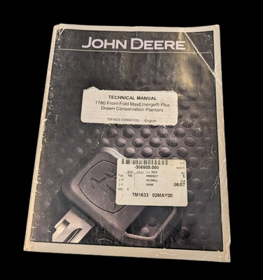 #ad John Deere 1780 Front Fold MaxEmerge Planter TM1633 Free Ship $42.00