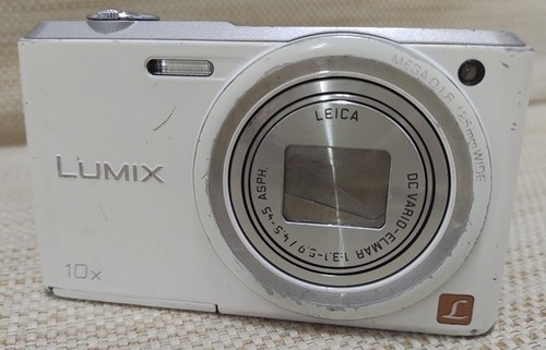 Panasonic LUMIX DMC-SZ3 kompakte Digitalkamera weiß für Ersatzteile/Reparatur