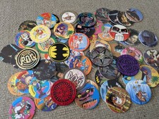 Collection of 50+ Vintage Pogs & Tazos with 5 Slammers Waddingtons Kinis Caps #4