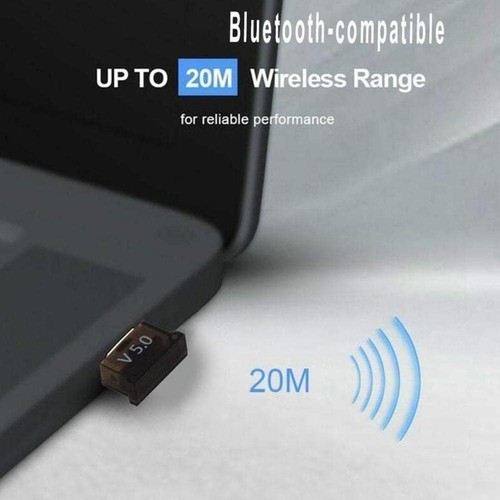 USB Bluetooth 5.0 Adapter Wireless Dongle For Laptop PC Window 10 11 Computer UK - 第 7/15 張圖片