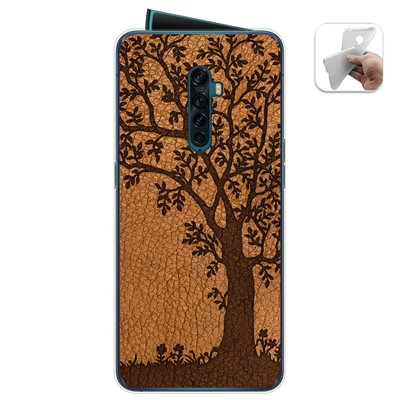 Custodia per OPPO RENO 2 Pelle Cover, Fortunato Pattern Stand OPPO RENO