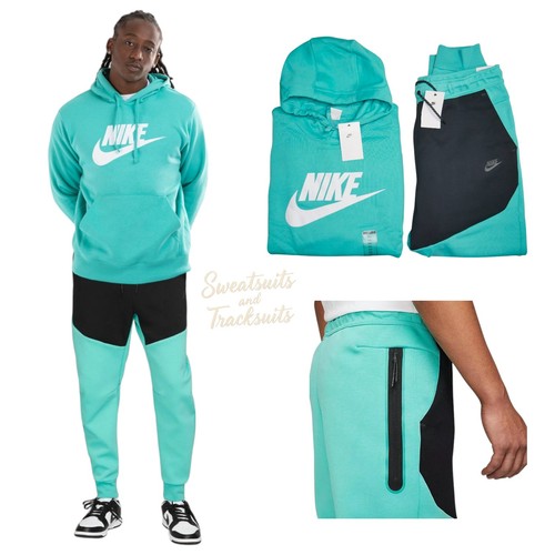 Nike Tech Fleece 2-teiliges Jogginganzug Herren Größe 2XL passendes Outfit Hoodie Set Neu mit Etikett - Bild 11 von 12