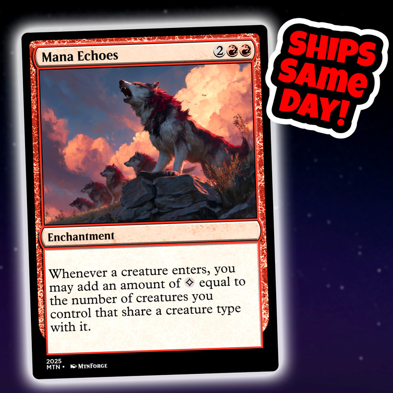 Mana Echoes - Custom Art Magic: The Gathering Playtest Card - Commander EDH