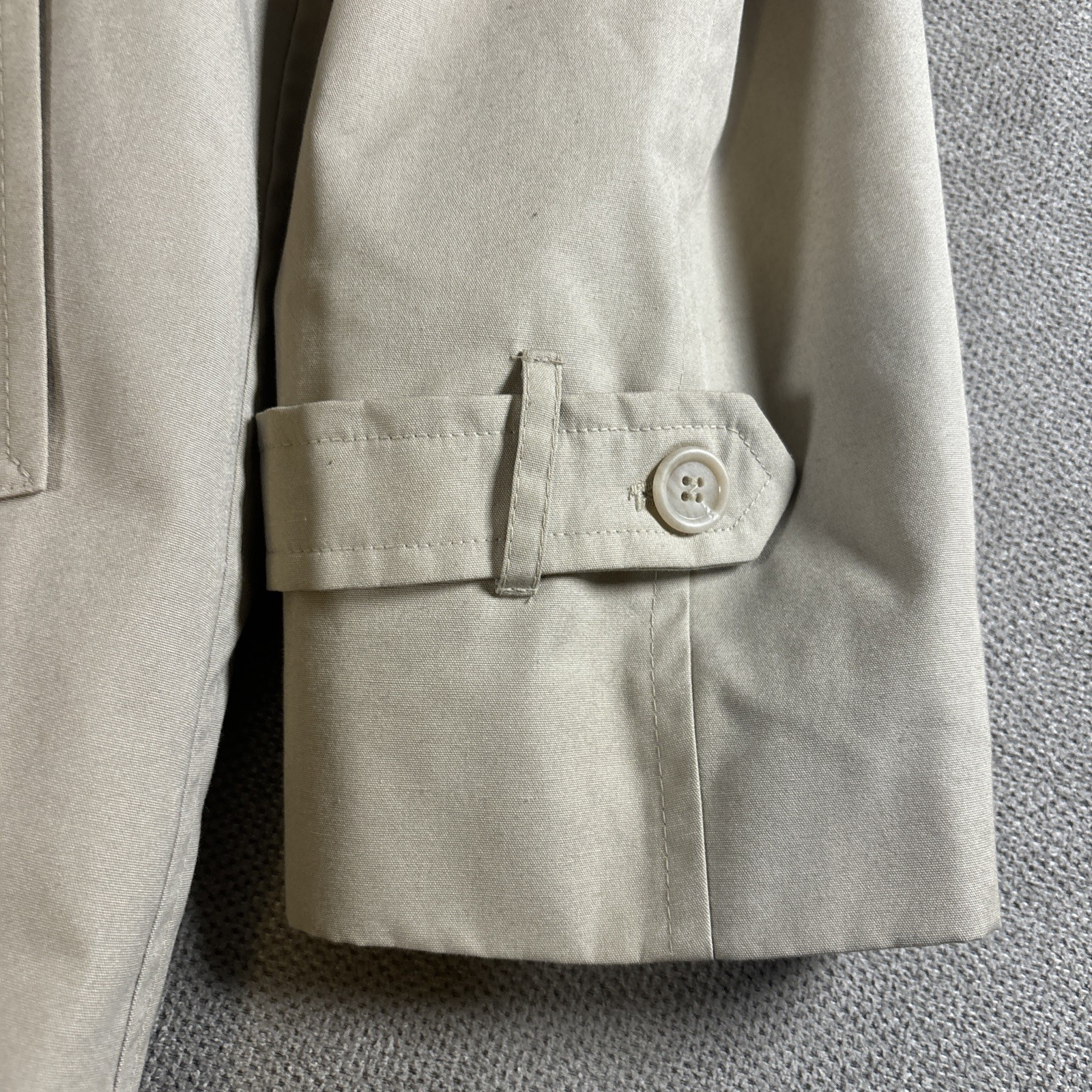 Men's TOWNE by LONDON FOG Trench Coat Jacket VINTAGE Removable Lining 38 Regular