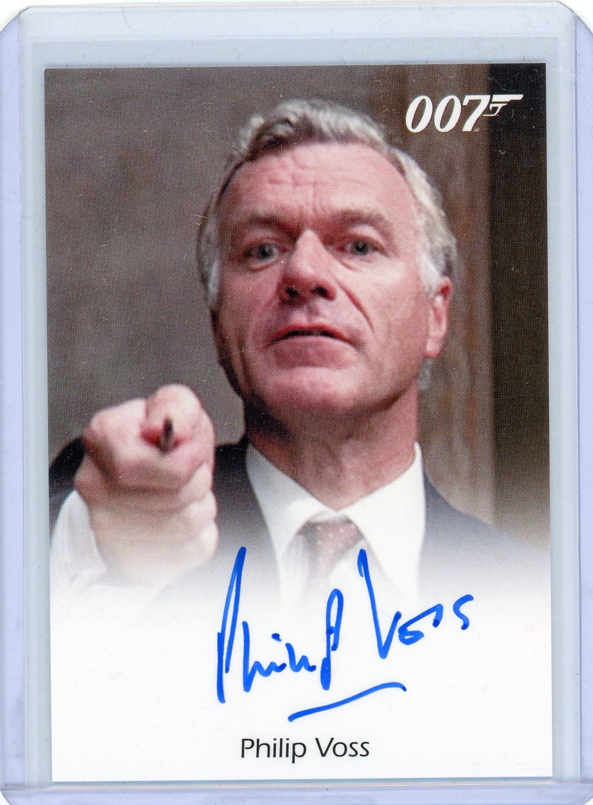 PHILIP VOSS 2015 RITTENHOUSE JAMES BOND ARCHIVES Autograph AUTO CARD