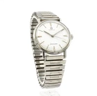 Vintage Omega Seamaster Automatic White Dial 35mm 7in Mens Wristwatch #WB5071-2