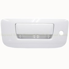 2007-2012 2013 Chevy Silverado Tailgate Handle Cover Wkeyhole Gaz Summit White 2007-2012 2013 Chevy Silverado Tailgate Handle Cover Wkeyhole Gaz Summit White