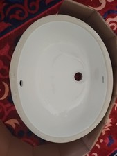 American Standard 496221.020 Ovalyn sink, 19.6" L x 17.6" W x 9" H, White