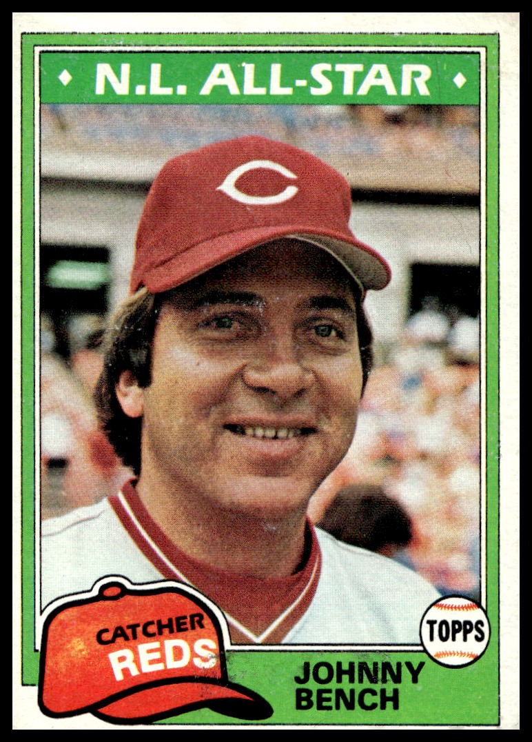 1981 Topps #600 Johnny Bench