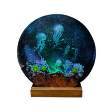 Jellyfish Lamp, Coral Night Light, Heart Night Light, Lamp Special Gift