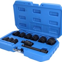 "Brilliant Tools 1/2\" Kraft-Stecknuss-Satz Sechskant 11Tlg. Kurz - BT022645"