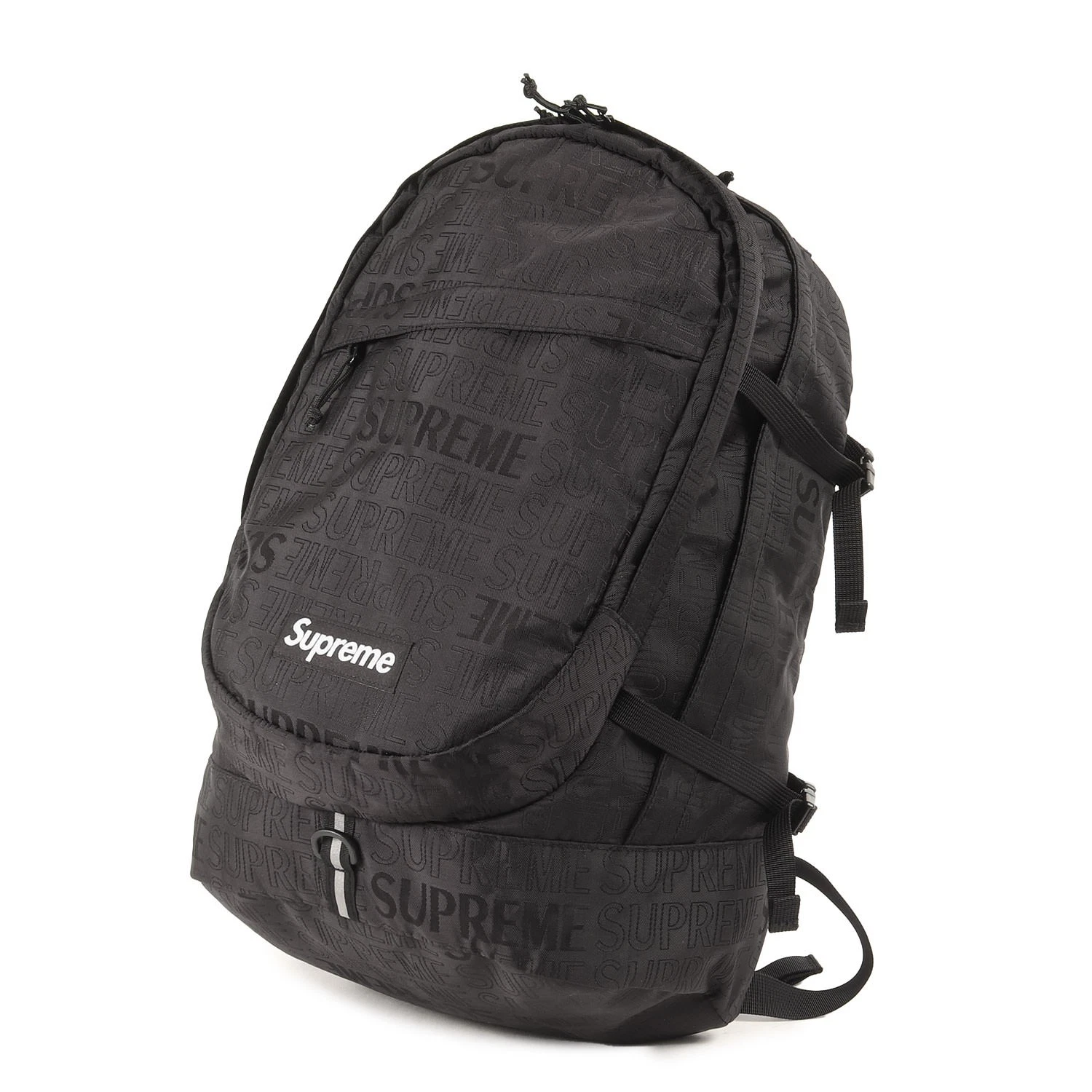 Sac Supreme / Marque Logo Motif Cordura Nylon Sac à Dos Noir Homme