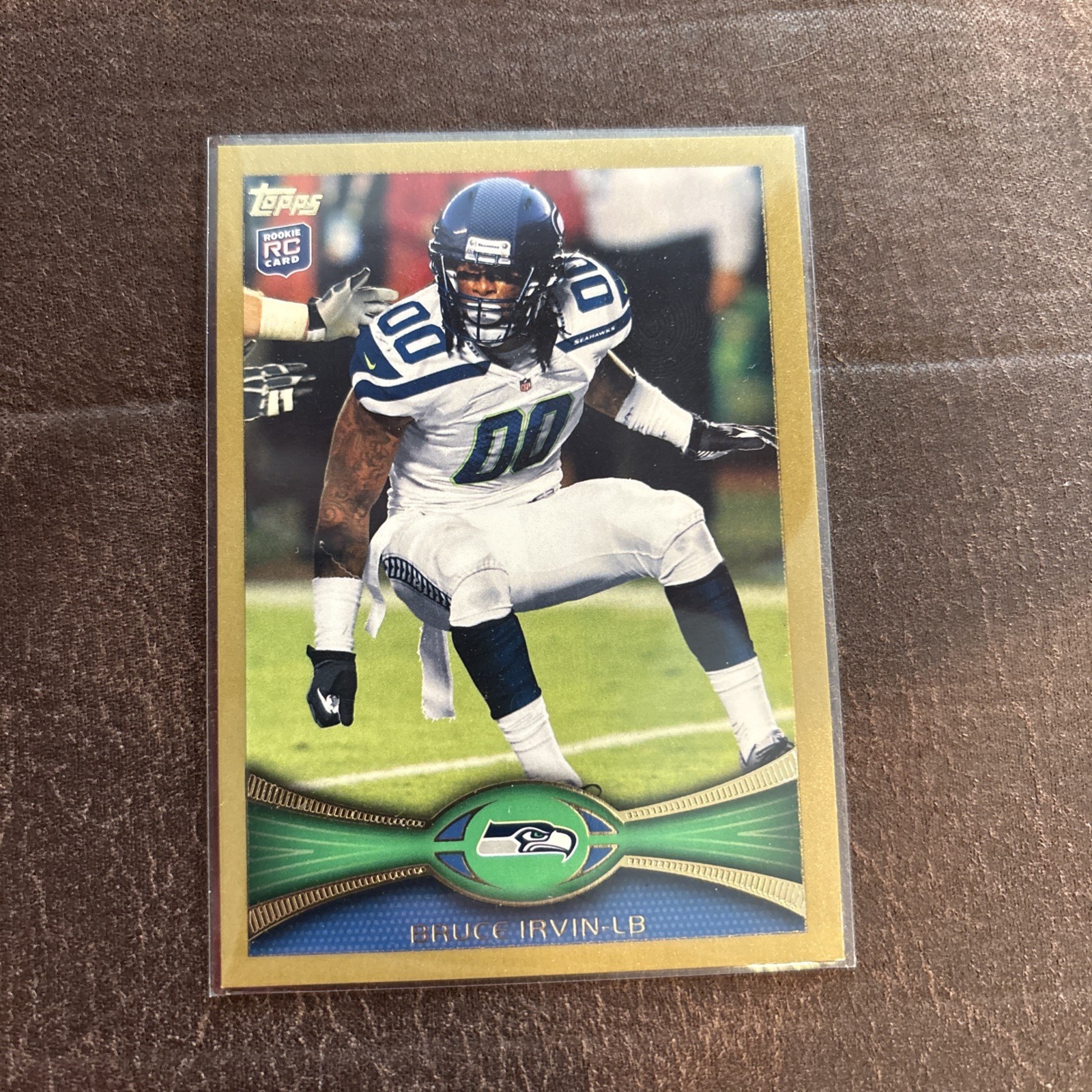 BRUCE IRVIN 2012 TOPPS GOLD ROOKIE /2012 #44 SEAHAWKS 