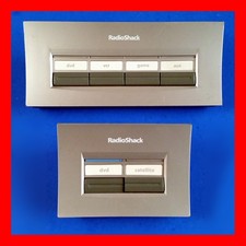 2 pc Set 4-way 2-way Audio Video Selector Radio Shack 15-1983 15-1982 Lot Switch