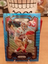 Prizim Football 2023 Blue Wave George Kittle 130/199 #271