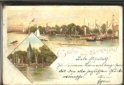 Stralau Strahlow Stralau Berlin Ruderer x 1896