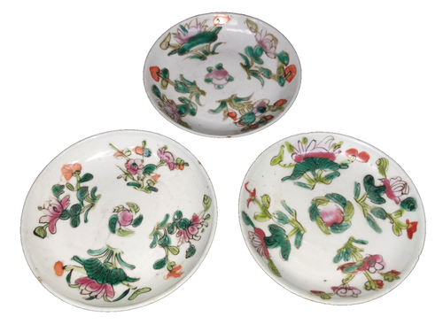Sammlung 3 alte Schalen Porzellanschalen aus China chinese porcelain