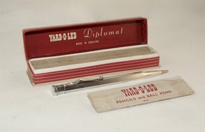 YARD - O - LED ROLLED SILVER DIPLOMAT PENCIL - SUPERB - HEXAGONAL MODEL 64416