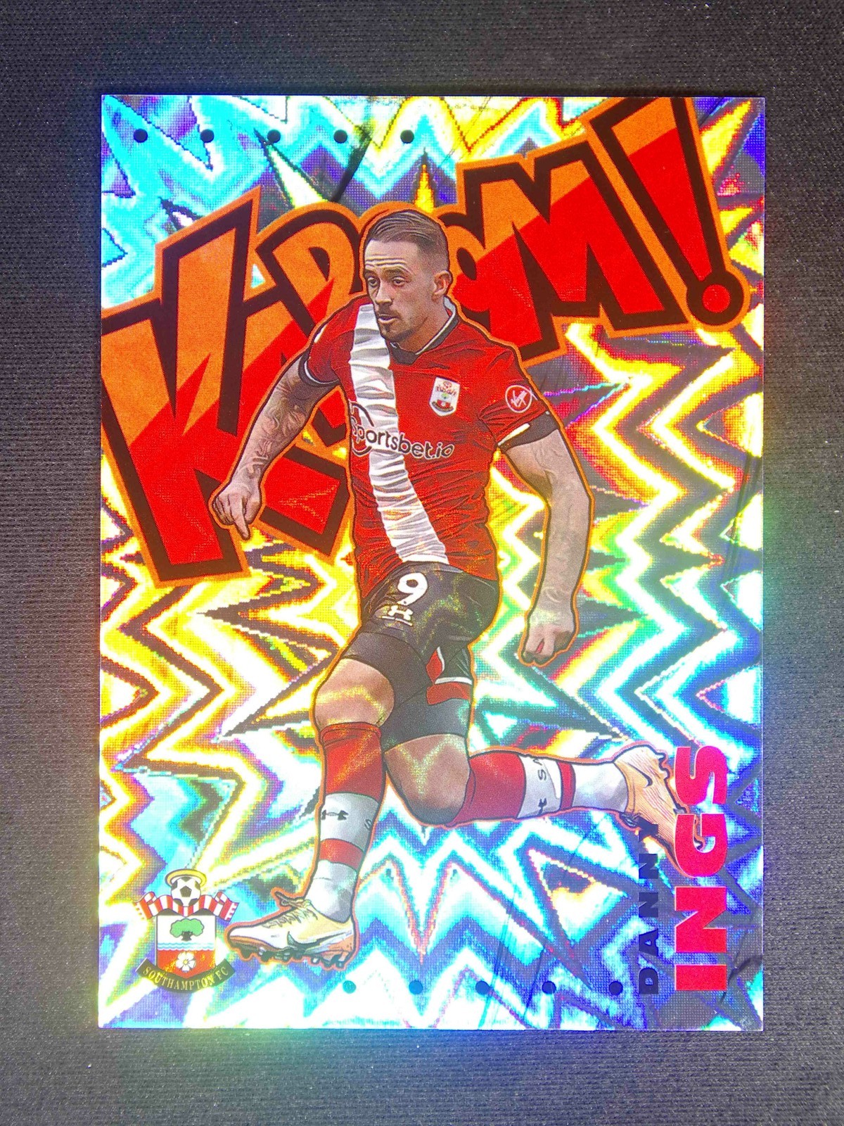 2020-21 Panini Prizm Premier League Danny Ings #16 Kaboom Case Hit SSP