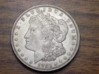 MORGAN SILVER DOLLAR 1921 D NICE AU/BU TONER 90% SILVER DOLLAR