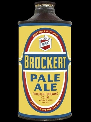 Brockert Pale Ale of Worcester, Massachusetts NEW Metal Sign: 12x16'' Ships Free
