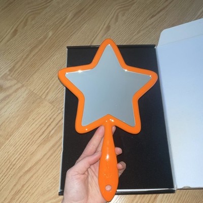 Jeffree Star Cosmetics Star-Shaped Orange Hand Mirror Portable