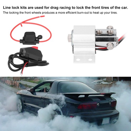 ˜Hot Front Brake Line Lock Kit Tyre Locker Aluminium Alloy Roll Control Hill - Foto 6 di 12