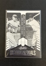2022 Panini Absolute - Historical Duals Babe Ruth, Mickey Mantle #HD-BM