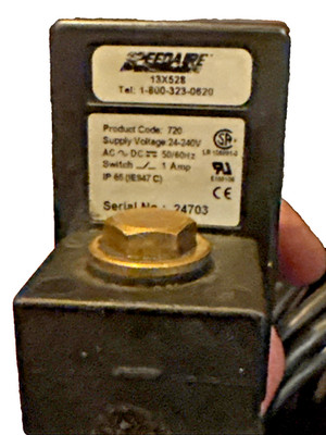 Speedaire Timed Electric Auto Drain Valve: 1/2''NPT Air Compressor 13X528 Works