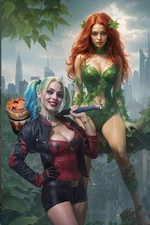 Ivy & Harley (Sittin’ in a Tree) DOUBLE SIDED - Ltd 100 W/ CoA Deviant Nation