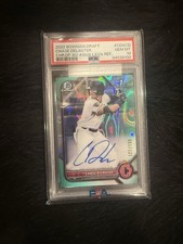 2022 Bowman Draft - Chase Delauter #CDA-CD Aqua Lava Refractor /199 