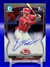 2023 Bowman Draft Chrome Ethan O'Donnell 1st Bowman Prospect Auto #CDA-EOD Reds