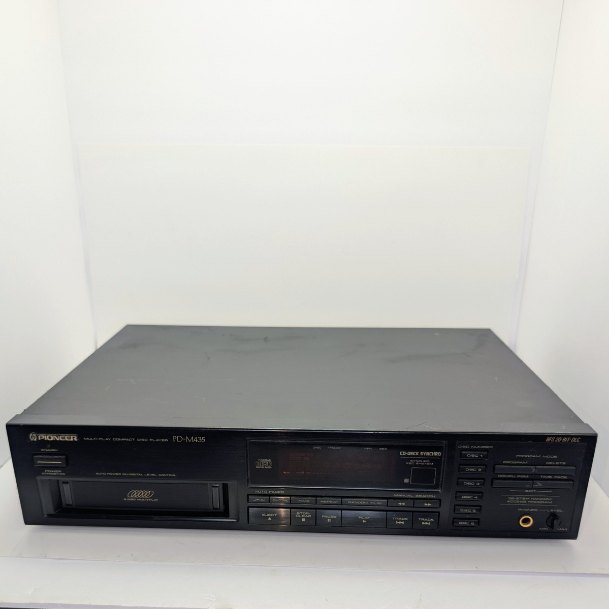VTG Pioneer PD-M450 6 Disc Magazine CD Player Compact Disc Made In