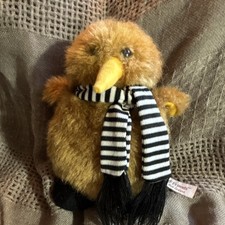 Kiwi  Friends New Zealand Kiwi Bird Plush with Scarf Sound