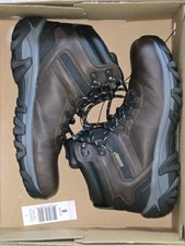 Khombu Men's LINCOLN All Season Snow Outdoor Hiking Boots BROWN 8 USED Excellent