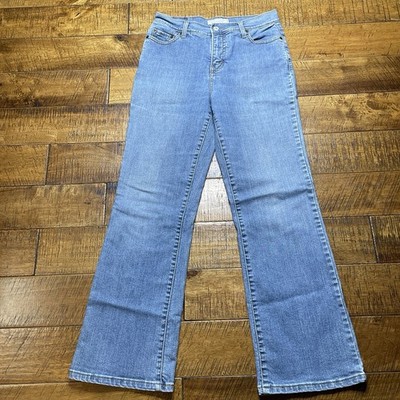 Levi's Perfectly Slimming Boot Cut 512 Jeans Women's 10 Short Blue Mid Rise