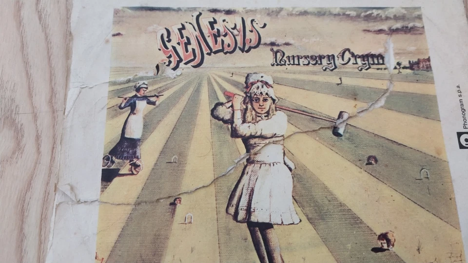 Genesis Happy The Man / Seven Stones 1972 Single 7" 45 RPM Phillips Italy Import - Image 4 of 4