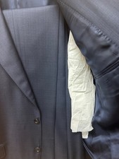 Canali Wool Suit Mens Size 42  Italy 52 Navy blue