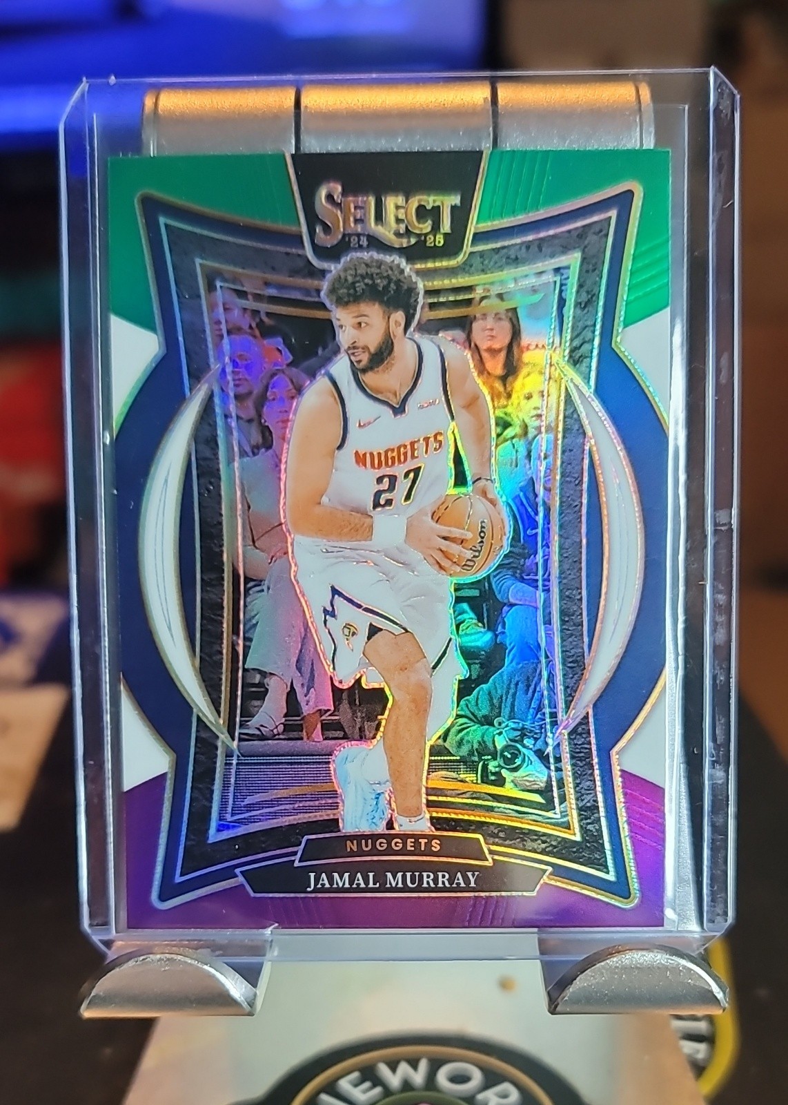 2024-25 Panini Select - Concourse Jamal Murray #52 Green White Purple Prizm