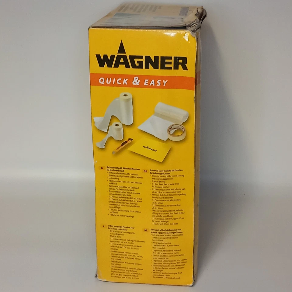 Kit de máscara universal Wagner caixa aberta novo não usado - Imagem 3 de 4